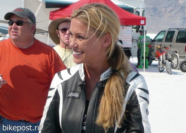 Лесли Портерфилд установила рекорд скорости на Honda CBR1000RR Fireblade
