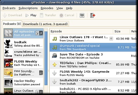 gPodder 3.8.3 Portable