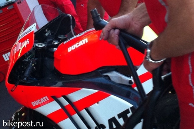 Ducati используют в Арагоне новое алюминиевое шасси
