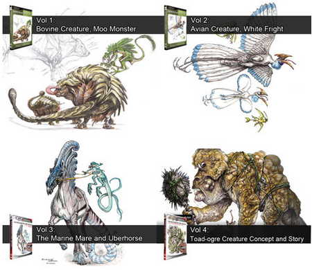 Creature Design with Terryl Whitlatch v.1-4