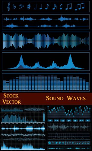 Stock Vector - Sound Waves