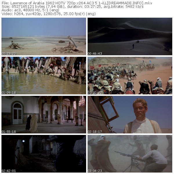 Lawrence of Arabia 1962 HDTV 720p x264 AC3-5 1