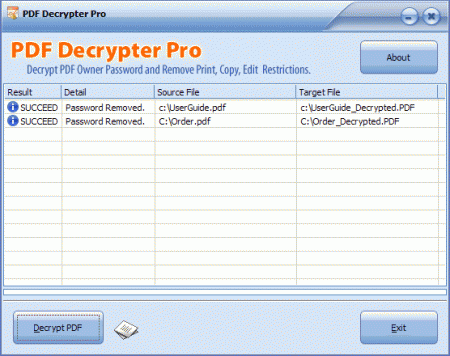 PDF Decrypter Pro 3.20 Portable