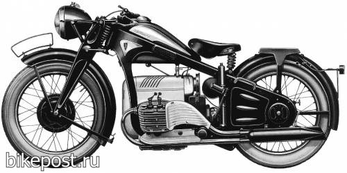 Ретро мотоцикл Zundapp K800