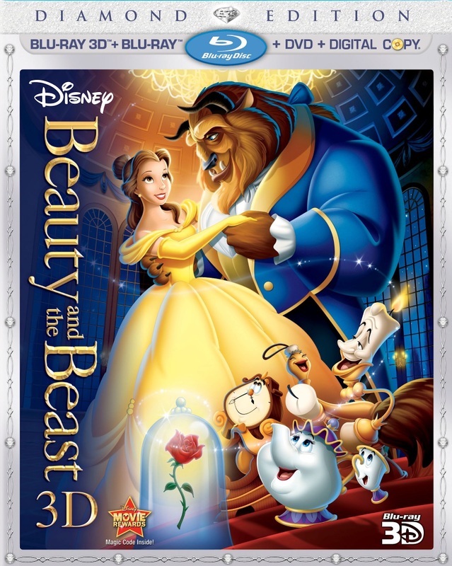     3 / Beauty and the Beast 3D ( ,   / Gary Trousdale, Kirk Wise) [1991, , , , , , BDrip, 1080p] Anaglyph Dubois /  