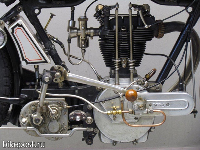 Старинный гоночный байк Norton Model 18 (1927)