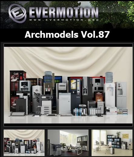 Evermotion Archmodels Vol.87 ??“ Office Appliances