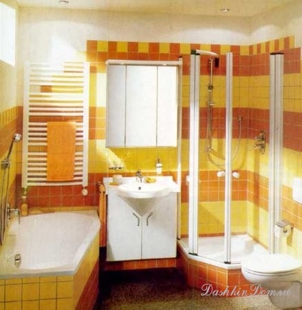 дизайн маленьких ванных комнат