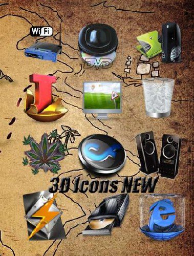New 3D Icons. 630 PNG -  256x256 - 512x512