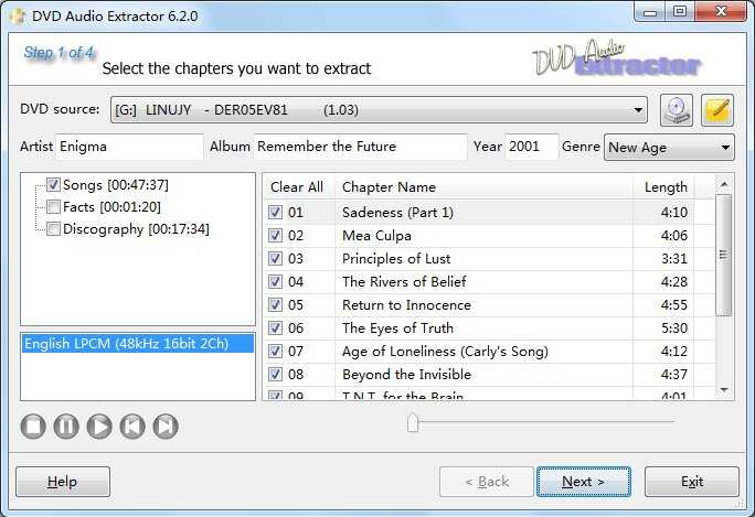 DVD Audio Extractor 6.2.0