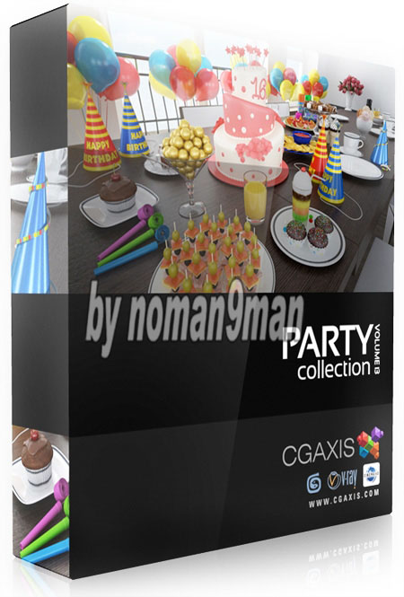 3D Models Volume 13 - Party Collection | 713.46 MB