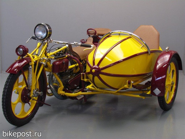 Ретро мотоцикл Bohmerland 600 (1936)