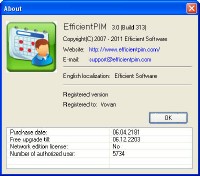 EfficientPIM Pro 3.0 Build 313