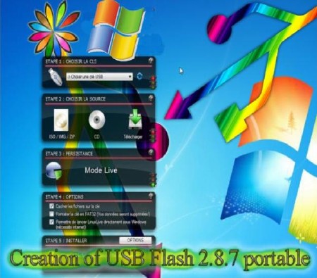Creation of USB Flash 2.8.7 portable