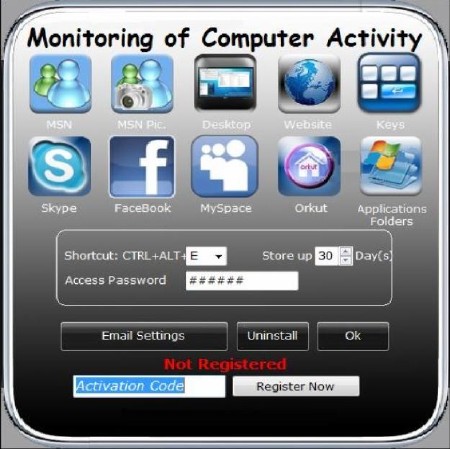 Monitoring of Computer Activity