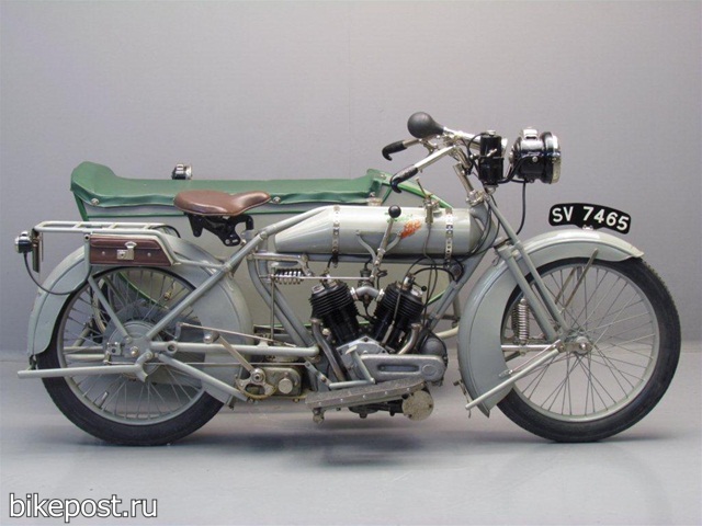 Старинный мотоцикл BAT Модель 5