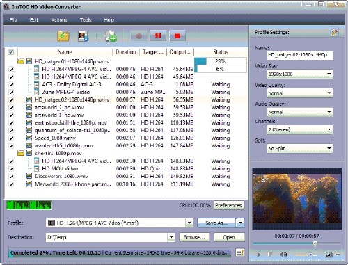 ImTOO HD Video Converter 6.7.1 Build 1219  Repack by WxQ