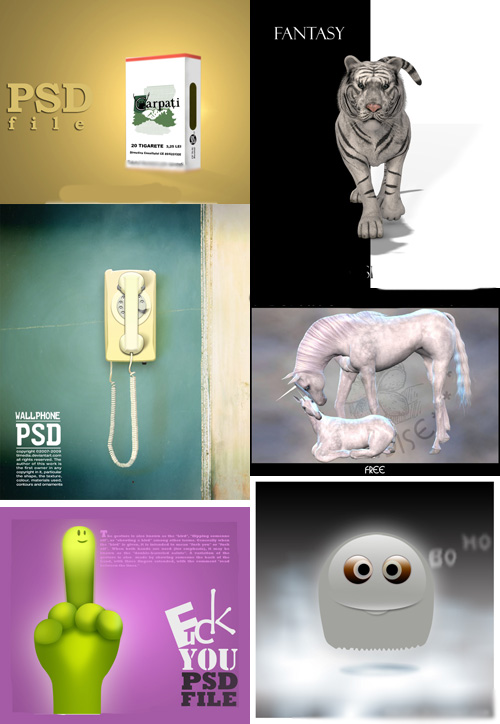PSD collection for Photoshop 2011 pack # 77