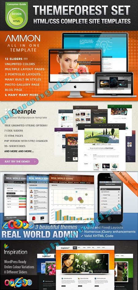 Templates for the site - Premium HTML / CSS Site Templates