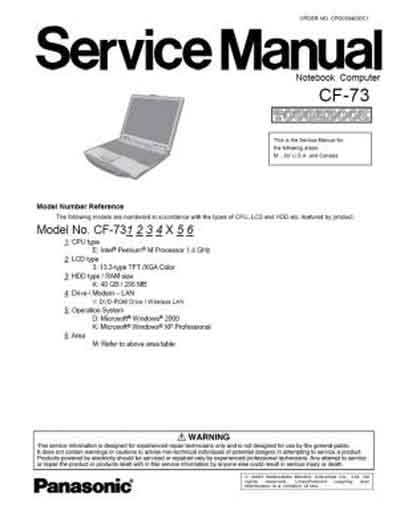 Laptop Service manuals