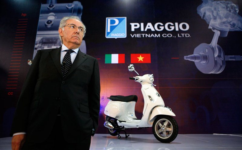 Piaggio открыли во Вьетнаме новую фабрику