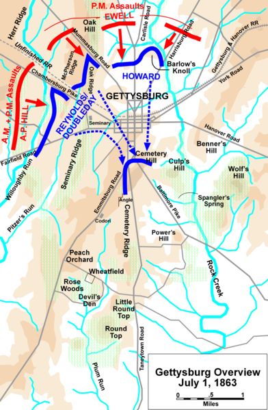 Битва при Геттисбёрге (1-3 июля 1863) 9c1399fc67f5ecd1c2e1d0273432bb98