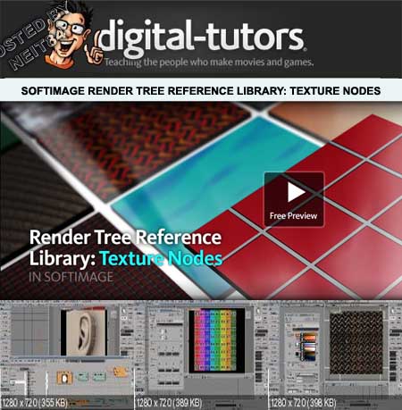 Digital-Tutors - Softimage Render Tree Reference Library: Texture Nodes