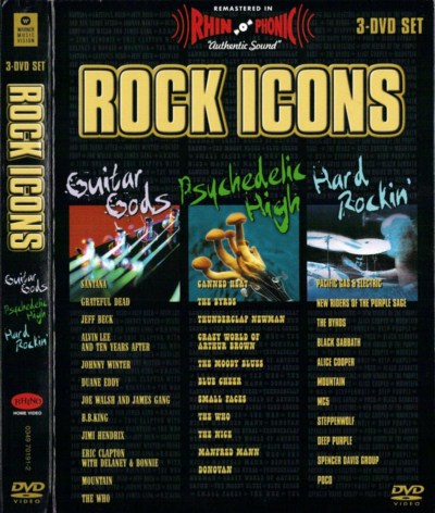 Various Artists - Rock Icons (3xDVD-5) - 2003
