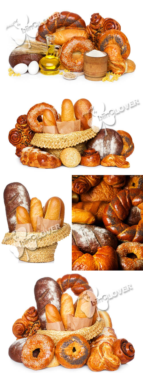 Set of baked bread 0121