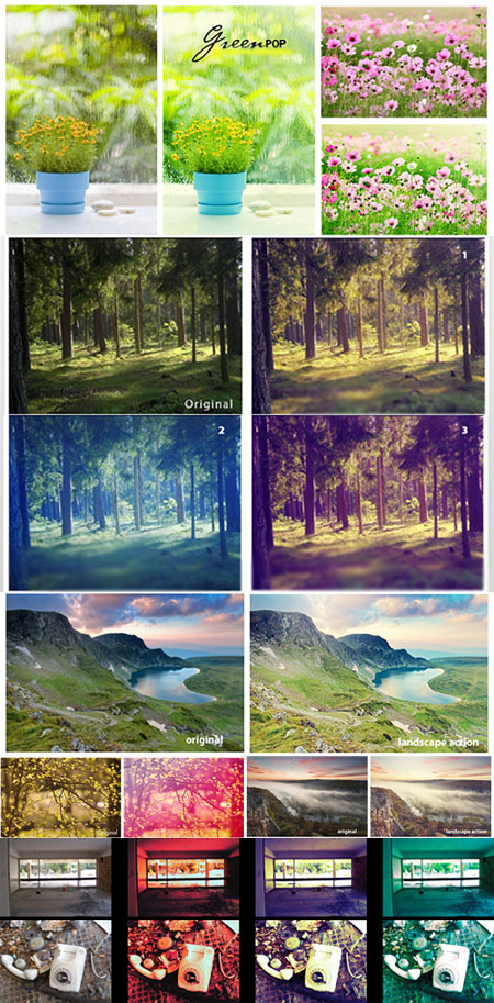 Landscape Actions 2012 for Photoshop