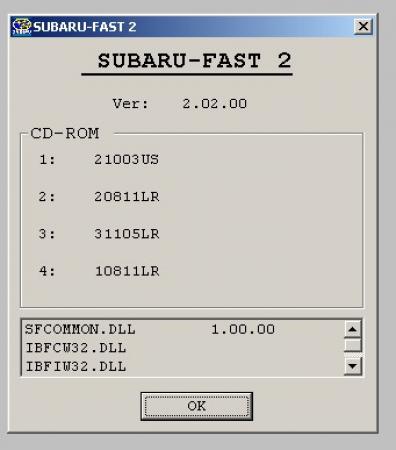 Subaru Fast Eur [ v.2.02.00,  1, ENG, 05/2011 ]
