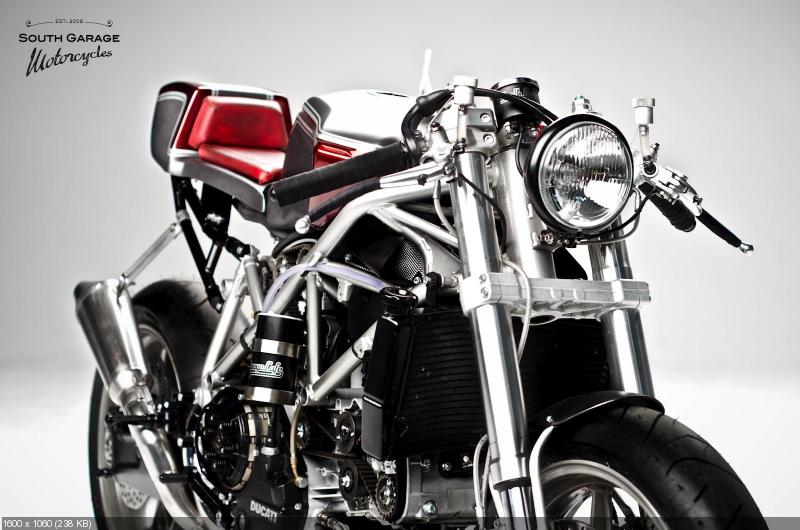 Кафе рейсер Ducati 749 от South Garage Motorcycles