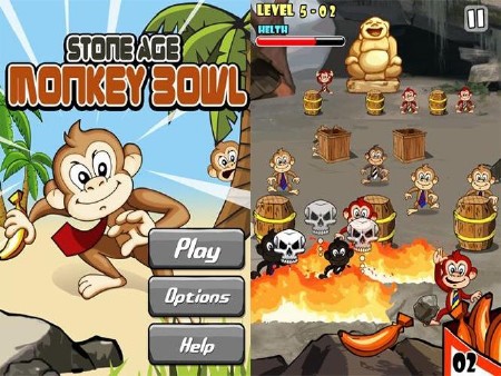 Monkey Bowl (1.0) [Аркада, ENG][Android]